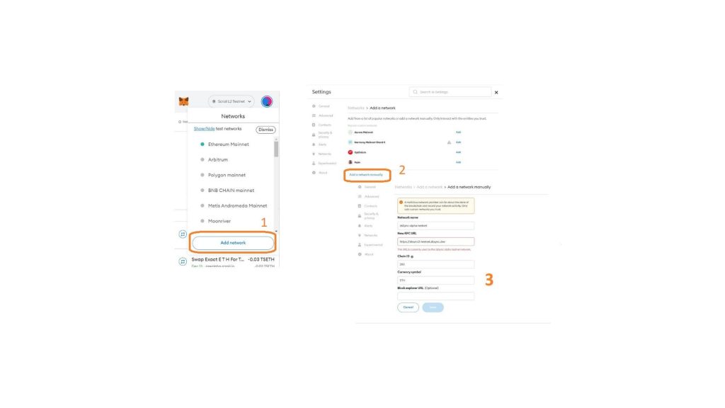 add network to metamask